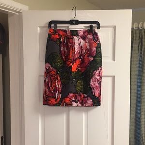 Trina Turk floral skirt